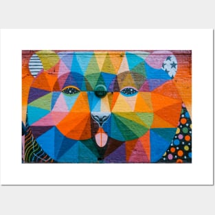 Colorful Bear Posters and Art